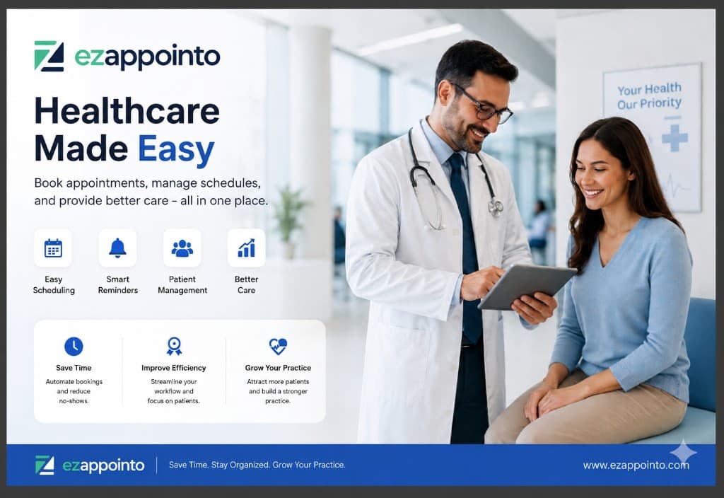 Ezappointo — Healthcare made easy: book appointments, manage schedules, and provide better care